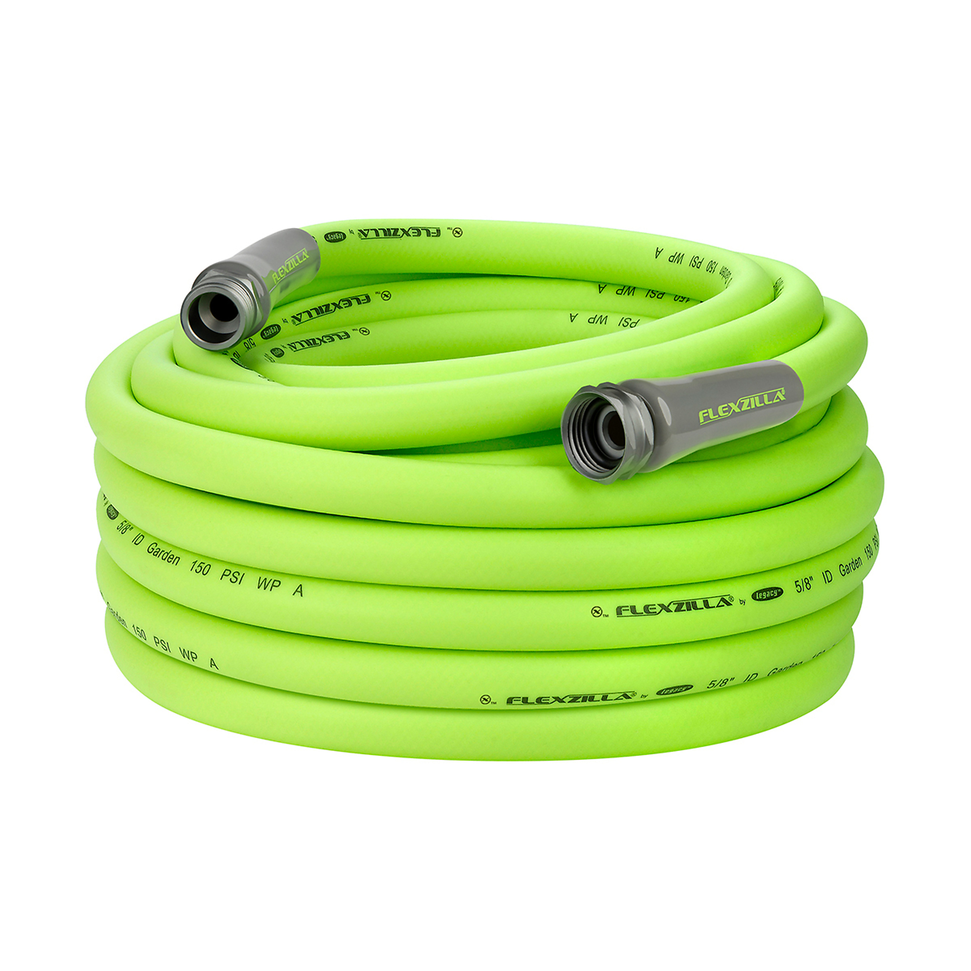 Legacy Flexzilla®, Garden Hose, 5/8in. x 75ft., 3/4in., Max. Pressure 150 PSI, Model# HFZG575YW-E